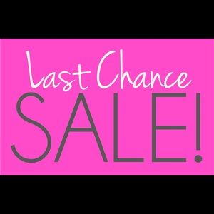 Last chance sale until 10/31